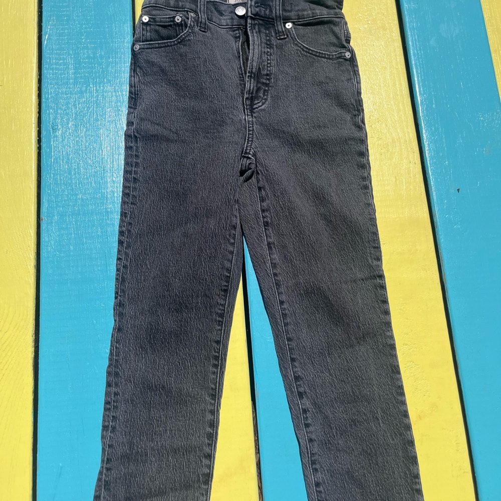 Madewell Black Straight-Leg Jeans